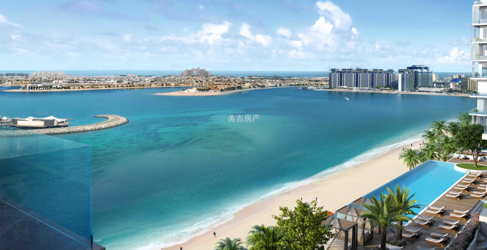 棕榈岛Emaar Beach Isle超美海景公寓